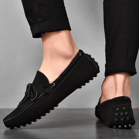 Fashion Men Shoes Genuine Leather Casual Summer Shoes Classic Mens Loafers Elegantes Slip On Flats Plus Size 49 Male Driving