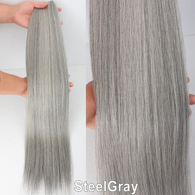 Russia Straight Hair Weave Bundles 65cm 200G Fiber Synthetic Hair Extensions Bio Protein Heat Resistant Ponytail Cosplay Hair