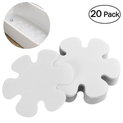 Non-Slip Bathtub Stickers Safety Bathroom Tubs Showers Treads Adhesive Decals Pure White Snowflake Shaped Bathroom Anti slip sti