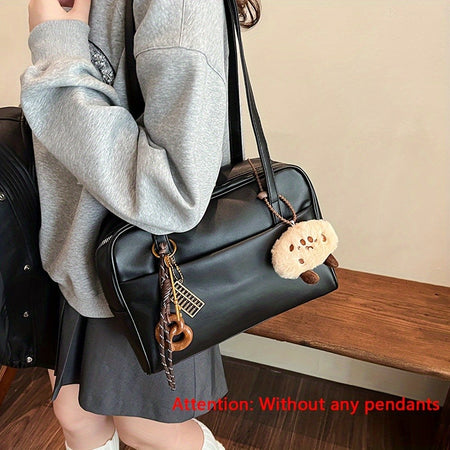Women's Vintage Korean Style Single Shoulder Bag - Convertible Crossbody/Handbag, Women's Handbag, Underarm Bag, Crossbody Bag