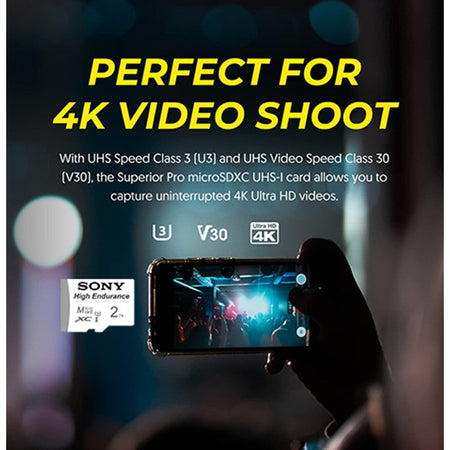 SONY High Endurance Micro TF/SD Card 512GB 64GB 128GB 256GB Memory Card Up to 100MB/s Flash Card TF Card for Monitoring Dashcam