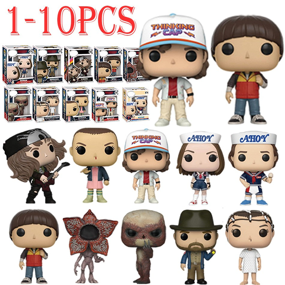 Strangeres Things Figure Anime Jane Ives/Will Byers/Mike Wheeler Action Figure Cosplay Vinyl ornament Figures Toy New Year gift