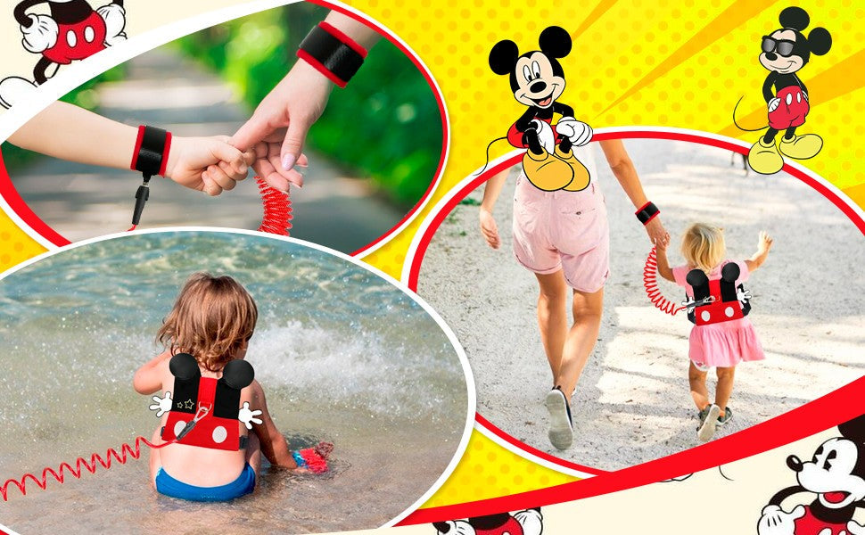Toddler Leash Harness, 3-in-1Child Leashes for Toddlers Set-2m Kids Leashes for Toddlers&Wrist Leash for Kids(7.8 '' x 7 '')