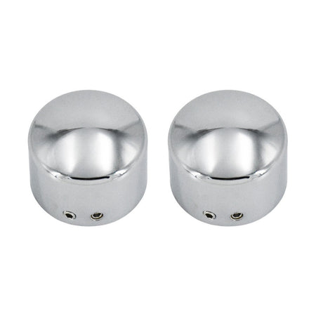 2pcs Motorcycle Front Axle Nut Cover Cap Bolt Black/Chrome For Harley Touring Softail Breakout Dyna Street Bob V-Rod Sportster