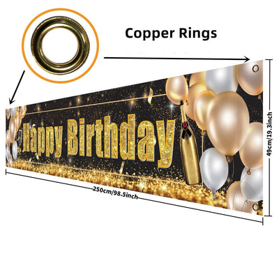 Happy Halloween Banner 250cm Long Hanging Halloween Banner with Pumpkin Terror Bloody Handprint Decor for Yard Indoor Outdoor
