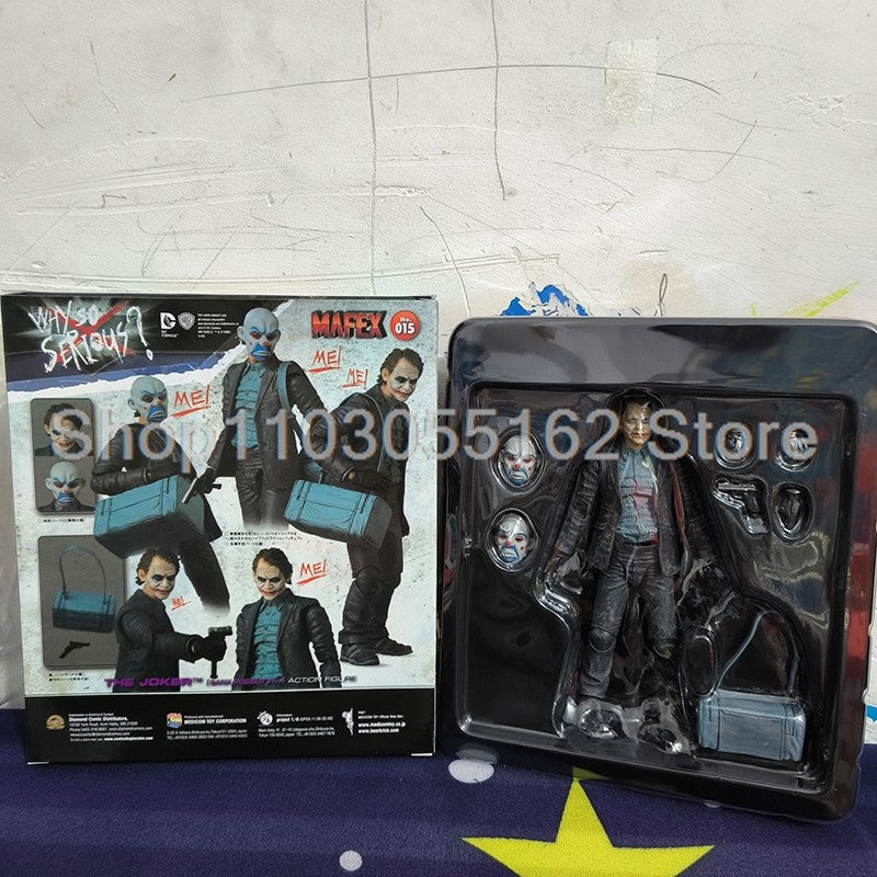 Harley Quinn Batman Action Figure Disney Mafex 015 Joker Heath Ledger The Dark Knight Collectible Toy Christmas Halloween Gift