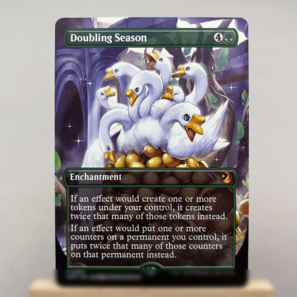 WOT SPG LCC WOE LCI HOLO4-02 TCG Cards for Home Play magical Proxy the Mana Crypt Rhystic Study Lord of Underworld gather