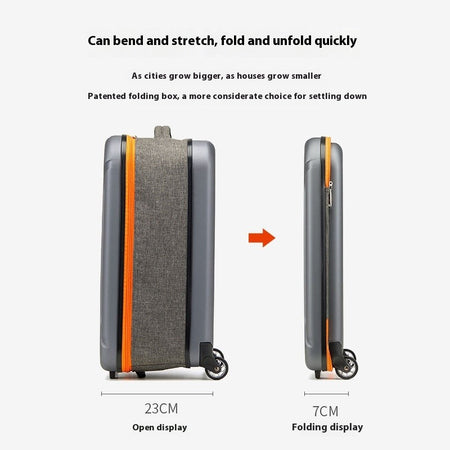 New Folding Luggage Multifunctional Design20Inch Boarding Business Password Suitcase