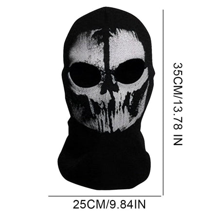 Halloween new mask Black Mask Balaclava Beanies Hats Men Ghost Skull Full Face Warmly Mask Hood Beanie Ggorros Hombre Casquette