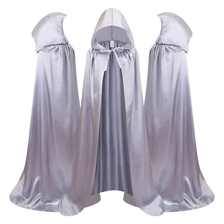 Halloween Cape Classic Fashion  Stand-Up Tie Hood Death Cape Masquerade Party Cosplay Cloak Costumes Accessories Props