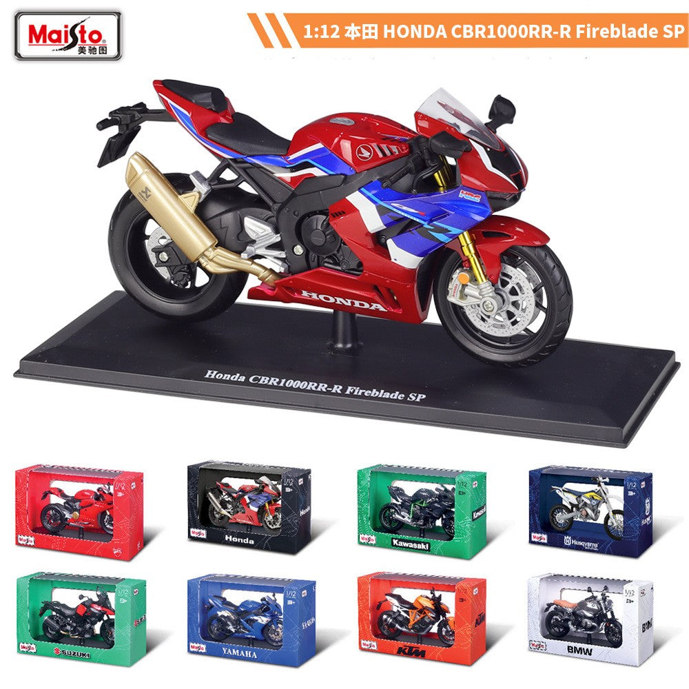 Maisto 1:12 Honda Cbr1000rr-r Cbr1000rr 1000 rr Fireblade Sp Race Car Simulation Alloy Motorcycle Model With Base Toys And Gifts