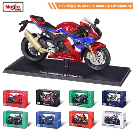 Maisto 1:12 Honda Cbr1000rr-r Cbr1000rr 1000 rr Fireblade Sp Race Car Simulation Alloy Motorcycle Model With Base Toys And Gifts