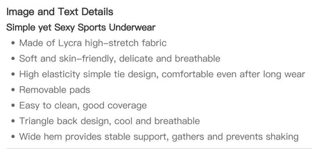 Beautiful Back Sports Underwear Women's Thin Shoulder Strap Hanging Neck Strap Naked Feel bra Yoga Bra Fitness Training Tank Top