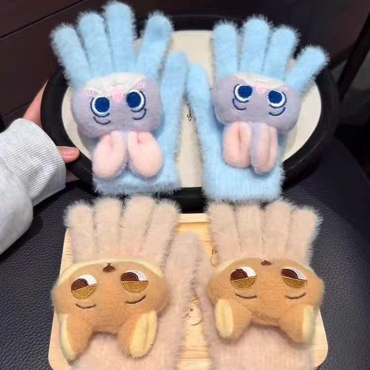 Zootopia Disneys Gloves Couples New Kawaii Judith Nick Mittens Boys Girls Winter Warm Glove Women Men Clothes Accessories Gift