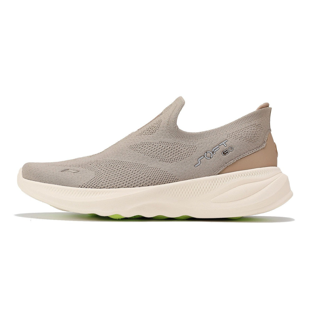 Li-Ning Men SOFT GO 2 KNIT Slip-on Casual Walking Shoes Cushion Comfy Stable LiNing Mesh Jogging Daily Sports Sneakers AGLV017