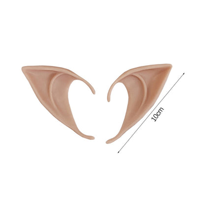 Halloween Elf Ears Latex Simulation Ears Props Fairy Angel Cosplay Mask Halloween Costume Accessories Mascaras Halloween Party