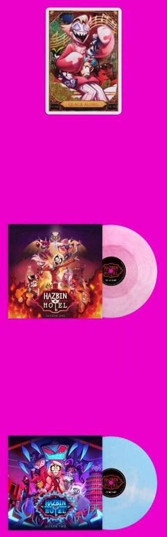 Hazbin Hotel Alastor Vox Lucifer Morningstar Angel Dust Sir Pentious Cosplay Genuine Gramophone Records Anime Vinyl Record Fans