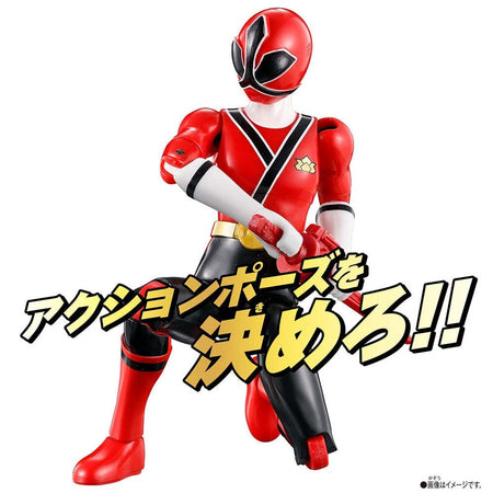 In Stock Original Bandai Action Hero Super Sentai Power Rangers Red Rangers Collection Collection Action Figures Model Toys Gift