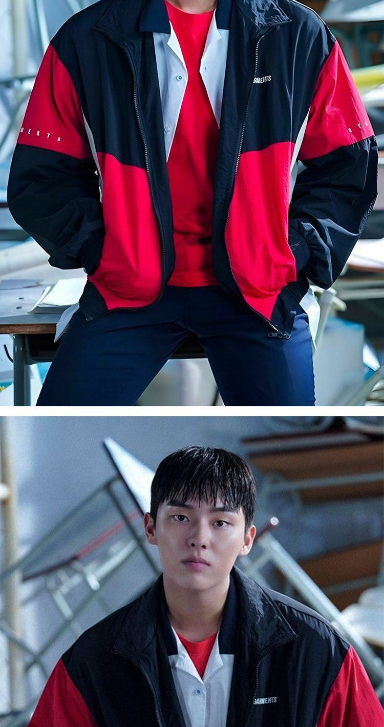 Qt8 Garments Weak Hero Class Jacket Unisex Ahn Suho Track Jackets Coat Men Women Long Sleeve Sports Tops Activewear Clothing