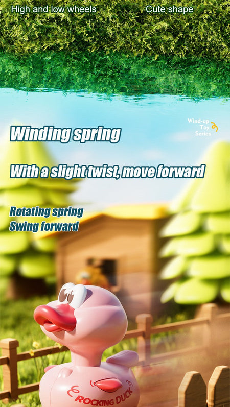 Cute pets winding slide toys fun swing pet styling children's toys crash resistant baby crawling training birthday gifts
