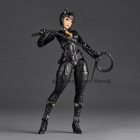 Amazing Yamaguchi Catwoman Selina Kyle Action Figure Kaiyodo Revoltech Figures Collection 15cm Comic The Cat Woman Model Toys