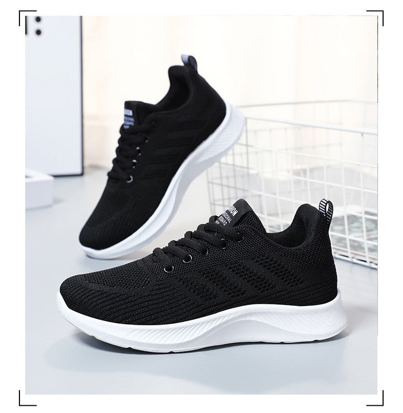 Litfun Women's Casual Sports Shoes Fashion Female Soft Bottom Sneakers Breathable Mesh Running Shoes Leisure Light Flats Shoes