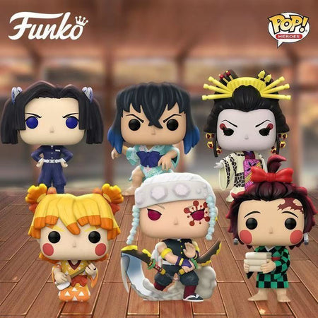 Funko Pop Demon Slayer Series Action Figure Muichiro Tokito Nine Pillars Flame God Anime Statue Dolls Collectible Toys Kids Gift