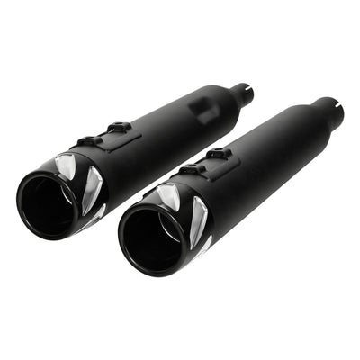 Motorcycle Slip On Mufflers Exhaust Pipes For Harley Street Glide Road King Electra Glide Ultra Limited FLTRX 2017-2022 2021 18