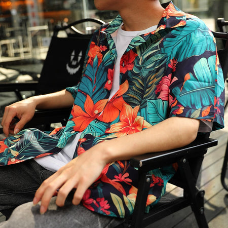 Unisex Hawaiian Shirts Custom 3d Diy Print Button Shirts Short Sleeves/long Sleeves Hawaii Custom Shirt Tops European Size 5xl