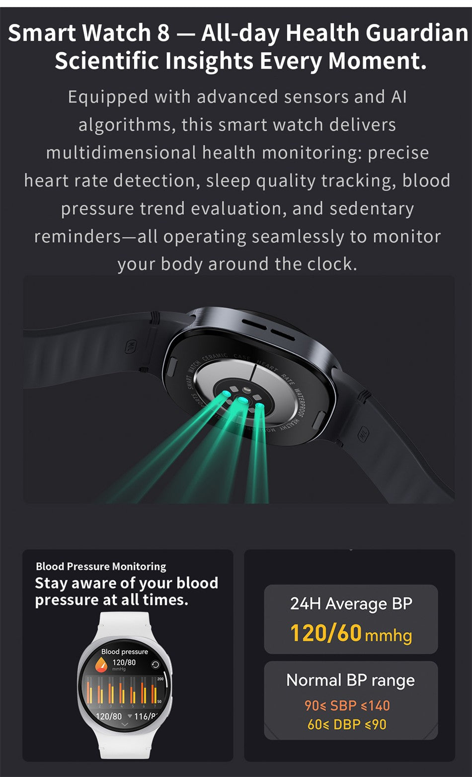 2026 Watch GPS Track Smart Watches For Men Women Sport Heart Rate Bluetooth Call NFC IP68 Waterproof Compass Smartwatch 8 Mini