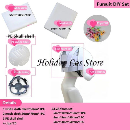 Fursuit Kigurumi Head Base DIY Foam Animal Skull Furry Cosplay Headwear Costume Halloween Carnival Accessories