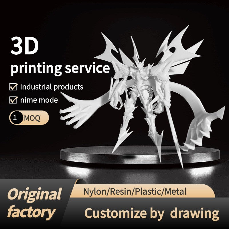 Custom 3D Print service SLM Metal MJF Nylon Manufacturing Plastic SLA Resin SLS TPU  Aluminum Stainless Steel Titanium ABS Parts