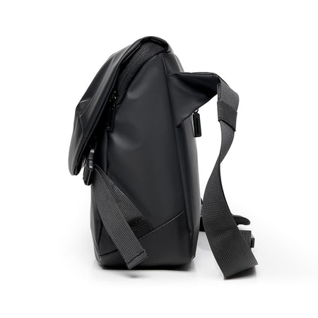 Minimalist Black Men's Shoulder Bag Male High Quality Waterproof Briefcase Crossbody Bag Business Style Messenger Bags for Men