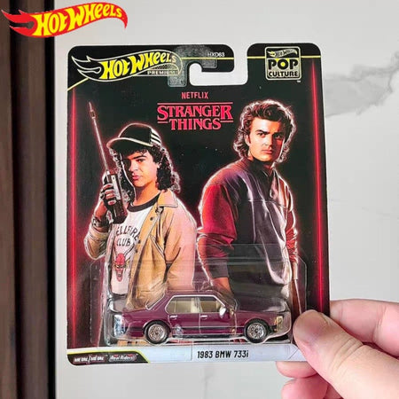 New Hot Wheels 1/64 Entertainment Culture Series Nissan Skyline Stranger Things Bmw Lincoln Alloy Die-Cast Car Models Gifts Toy
