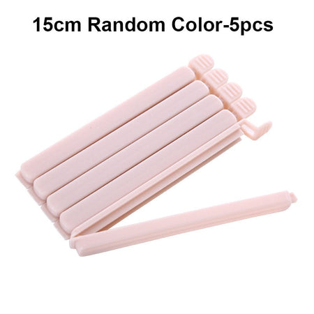 Food Snack Sealing Clip 12/15.5cm Plastic Chip Clips for Food Packages Curved Design Sealing Bag Clips Sealing Food Bag Clips