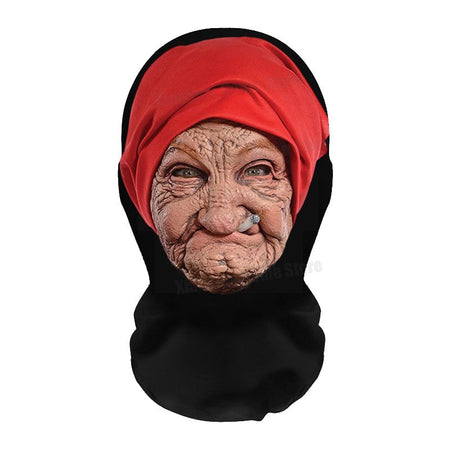 Fashion Mask for 2026 Halloween Cosplay Headwear Hip Hop Hood Hat Headgear 3D Celebrity Face Mask Elastic Mesh
