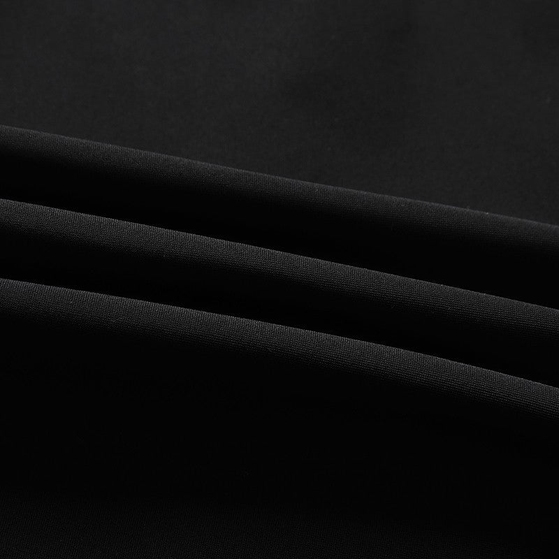 Fashion Casual Board Shorts Men's Shorts Summer Quick Dry Stretch Shorts for Men Jogging Running Short Pants Male Bottom Black