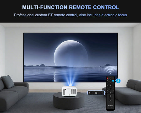 Flixtone 4000 Ansi  Full HD Projector 4k D10S 3G 128 G Beam Projectors Home Theater Video Android 15 Samrt TV Beamer for Movies