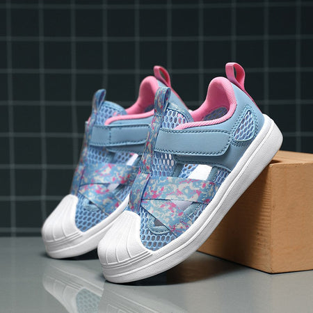 Summer Breathable Kids Sandals Boy and Girl Fashion Sneakers Lightweight Non Slip Walking Shoes Comfortable Sport Shoes