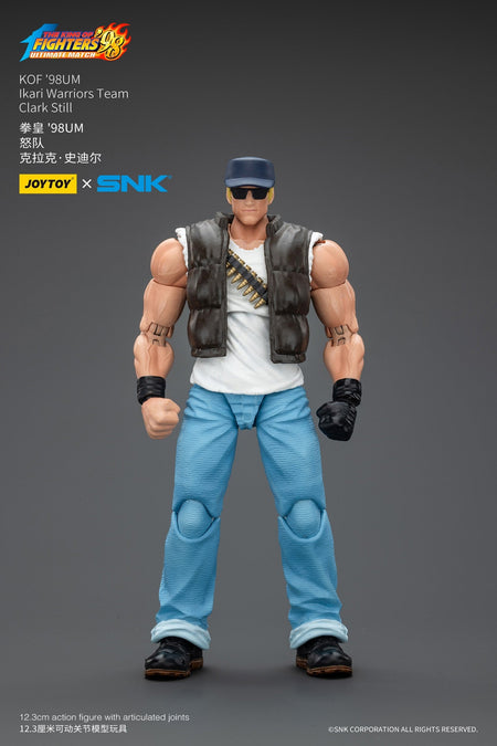Warhammer SNK 1/18 Action Figures KOF 98UM Ikari Warriors Team Leona Heidern Ralf Jones Clark Still Stage Base-Japan Street