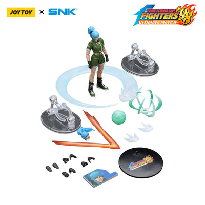?JOYTOY?1/18 Action Figure SNK KOF'98UM Ikari Warriors Team Leona Heidern Model Toy Gifts