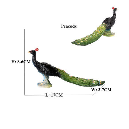 Owl Flamingo Turkey Toucan Seahawk Model Animal Figurines Plastic Bird Toy Action Figure Jungle Adventures Kids Gifts Forest zoo