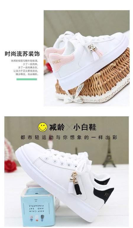 Women Sneaker Breathable Students Casual Shoes Sports for Girl Flat Mesh White Shoes Vulcanize Desginer 2024