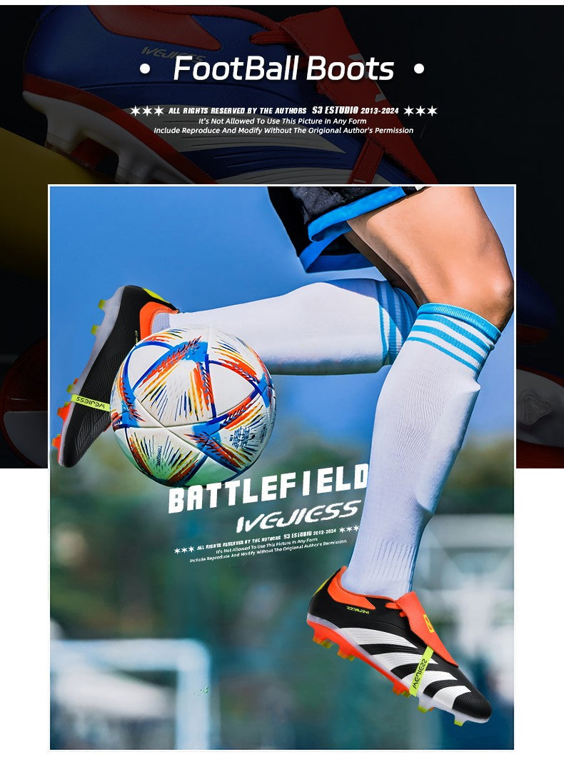 Men Football Shoes Society Cleats Indoor Football Field Boots Professional TF/FG Fast Training Soccer Shoes Non Slip Sneaker