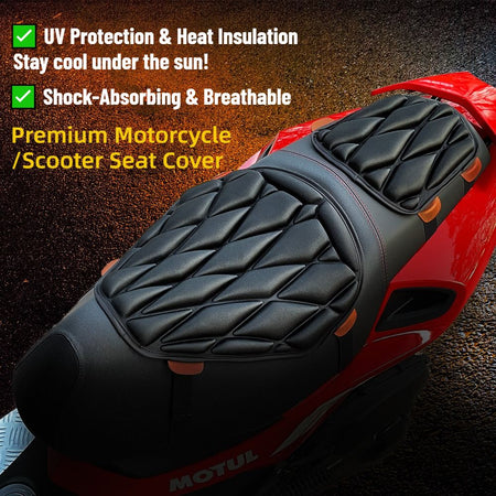Motorcycle Seat Cover 3D Comfort Air Seat EVA Cushion Cover Waterproof  UV Heat Resistant Universal e-bike scooter motorcycle