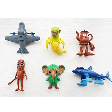 Italian Brainrot Tung Sahur Figure Toy Tralalero Tralala Figures Bombardino Crocodilo Shimpanzini Bananini Model Decor Doll Gift