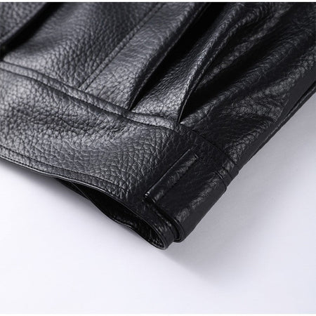 Street Stand Collar Women's Leather Jacket Loose Long Sleeve Zipper Pockets Chic Female Coats 2025 Autumn Winter Lady Outerwear