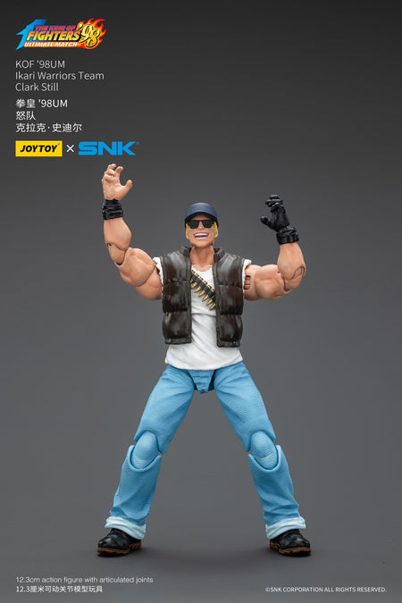 Warhammer SNK 1/18 Action Figures KOF 98UM Ikari Warriors Team Leona Heidern Ralf Jones Clark Still Stage Base-Japan Street