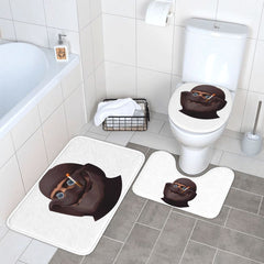 Team Fortress 2 TF2 3 Pcs Bath Mat Bathroom Set Toilet Lid Cover Home Decor Non-Slip Carpet Floor Rug