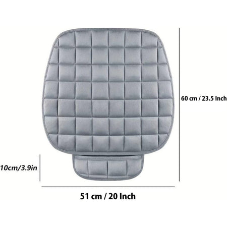 1Pc Soft Car Seat Cover Winter Warm Plush Automotive Seat Cushion Anti Slip Universal Auto Seat Protector